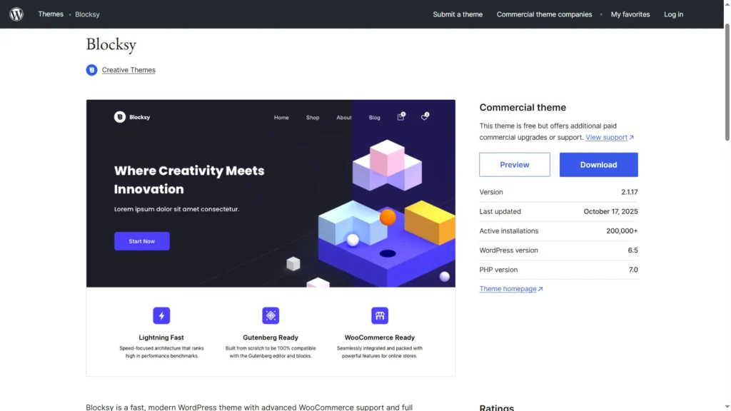 Blocksy theme customization options for bloggers – best WordPress themes for blog in 2025