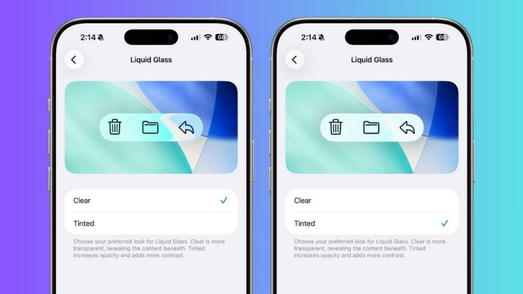 Liquid Glass Customization - iOS 26.1 update new features