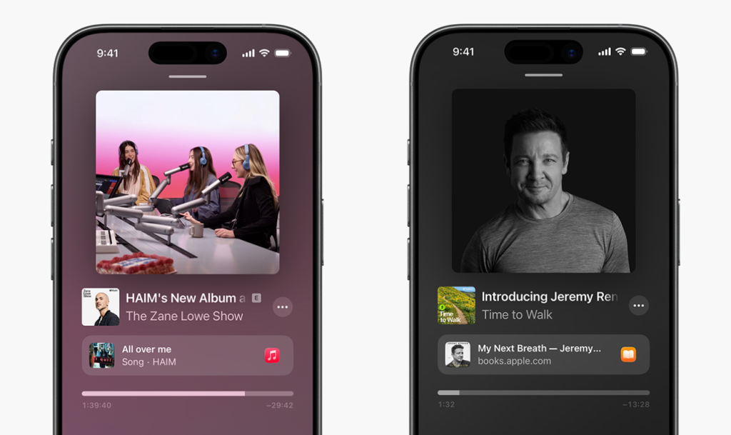 Apple Podcasts app showing automatic chapters feature in iOS 26.2 beta 2 features