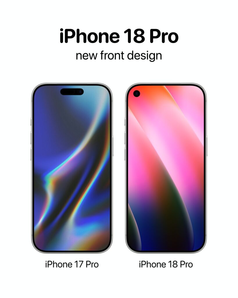 iPhone 18 Pro display leaks