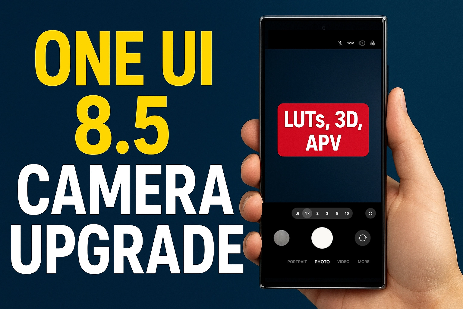 One UI 8.5 camera upgrade