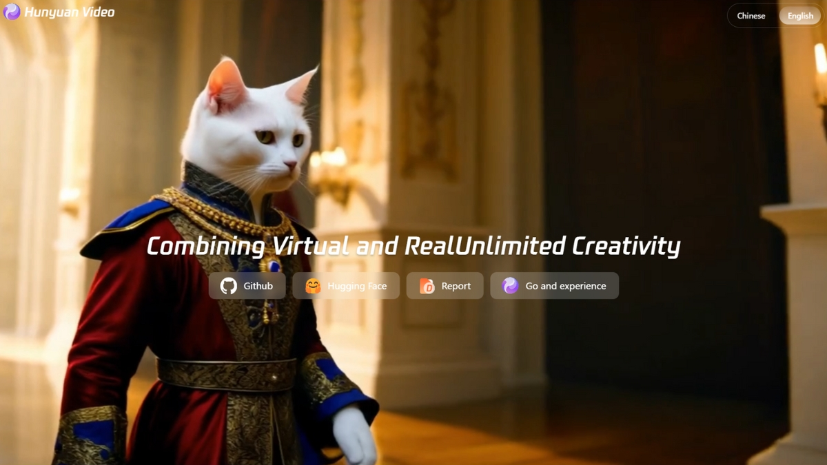 Tencent Hunyuan AI video maker dashboard screenshot